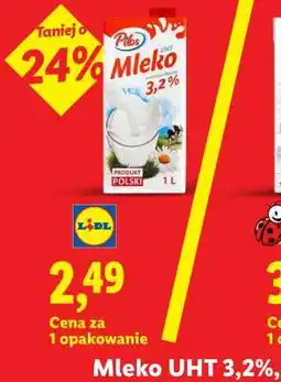 Lidl Mleko UHT 3,2% oferta