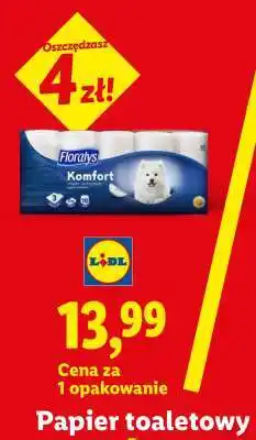 Lidl Papier toaletowy Floralys Komfort oferta