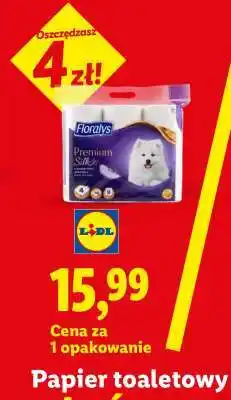 Lidl Papier toaletowy Floralys Premium Silk oferta