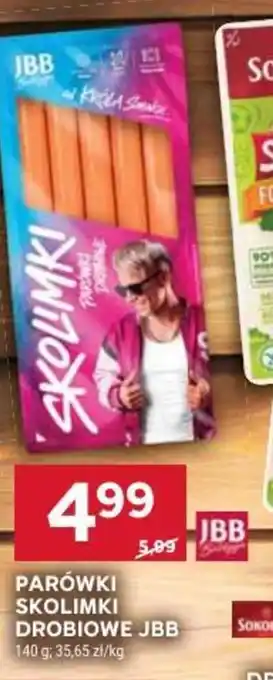 Stokrotka Parówki Skolimki Drobiowe JBB oferta