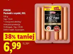 Lidl PIKOK Parówki z szynki, XXL oferta