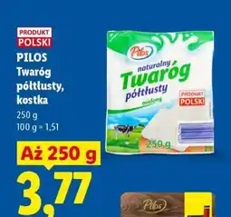 Lidl PILOS Twaróg półtłusty, kostka oferta