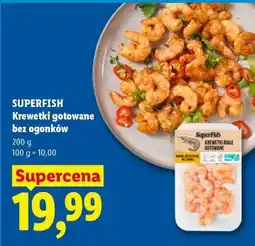 Lidl SUPERFISH Krewetki gotowane, bez ogonków oferta