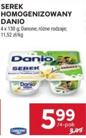 Stokrotka Serek Homogenizowany Danio oferta