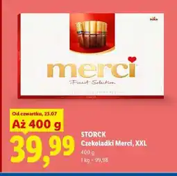 Lidl STORCK Czekoladki Merci, XXL oferta