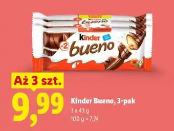 Lidl Kinder Bueno, 3-pak oferta