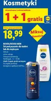 Lidl NIVEA/NIVEA MEN Żel pod prysznic oferta