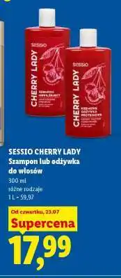 Lidl SESSIO CHERRY LADY Szampon lub odżywka do włosów oferta