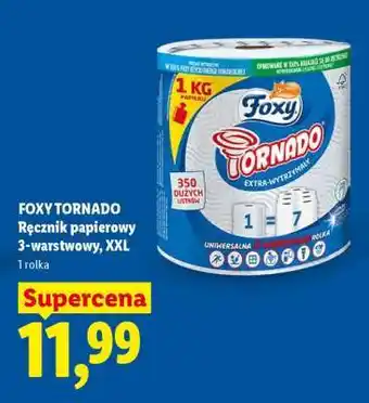 Lidl FOXY TORNADO Ręcznik papierowy 3-warstwowy, XXL oferta