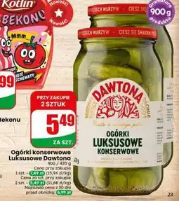 Dino Ogórki konserwowe Luksusowe Dawtona oferta