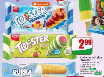 Dino Lody na patyku Twister oferta