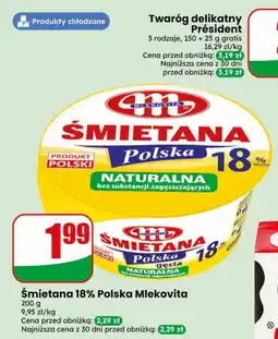 Dino Śmietana 18% Polska Mlekovita oferta