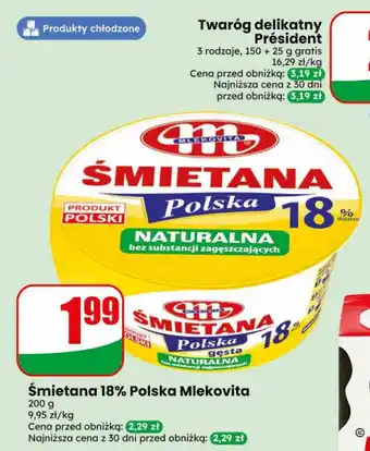 Dino Śmietana 18% Polska Mlekovita oferta