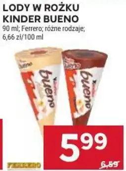 Stokrotka Lody w Rożku Kinder Bueno oferta