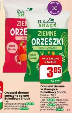 Dino Orzeszki ziemne w skorupce Bakaliowy Snack oferta