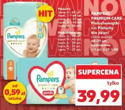 Kaufland PAMPERS PREMIUM CARE Pieluchomajtki lub Pieluchy dla dzieci oferta