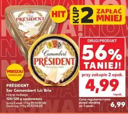 Kaufland PRÉSIDENT Ser Camembert lub Brie oferta