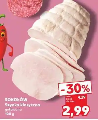 Kaufland SOKOŁÓW Szynka klasyczna gotowana 100 g oferta