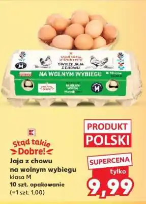 Kaufland Jaja z chowu na wolnym wybiegu klasa M oferta