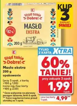 Kaufland MASŁO EKSTRA 200 G oferta