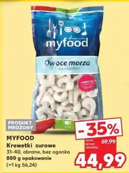 Kaufland MYFOOD Krewetki surowe oferta