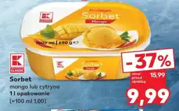 Kaufland Sorbet oferta