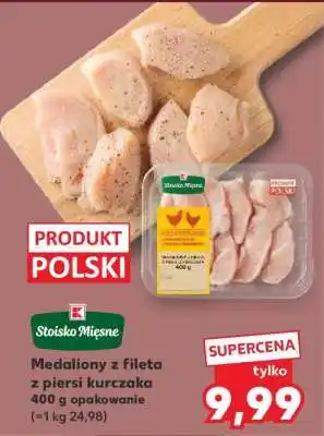 Kaufland Medaliony z fileta z piersi kurczaka 400 g opakowanie oferta