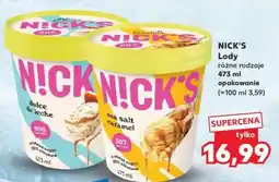 Kaufland NICK’S Lody oferta