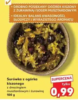 Kaufland Surówka z ogórka kiszonego oferta