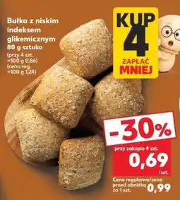 Kaufland Bułka z niskim indeksem glikemicznym 80 g sztuka oferta