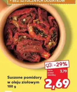 Kaufland Suszone pomidory w oleju ziołowym 100 g oferta