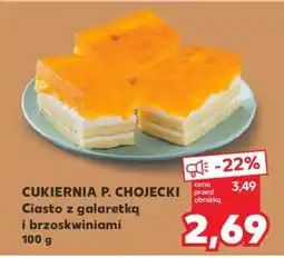 Kaufland Ciasto z galaretką i brzoskwiniami 100 g oferta