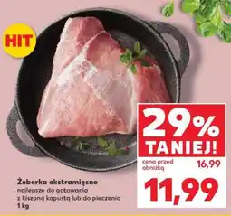Kaufland Żeberka ekstramięsne oferta