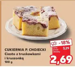 Kaufland Ciasto z truskawkami i kruszonką oferta