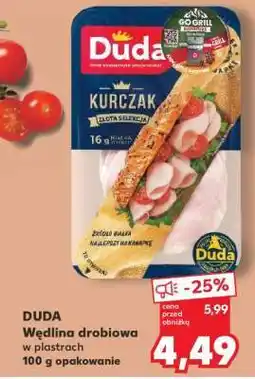 Kaufland DUDA Wędlina drobiowa w plastrach oferta