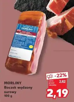 Kaufland MORLINY Boczek wędzony surowy 100 g oferta