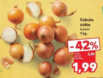 Kaufland Cebula żółta luzem 1 kg oferta