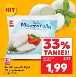 Kaufland Ser Mozzarella light oferta