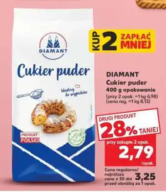Kaufland DIAMANT Cukier puder 400 g opakowanie oferta
