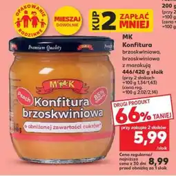 Kaufland MK Konfitura brzoskwiniowa, brzoskwiniowa z marakują oferta