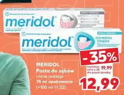 Kaufland MERIDOL Pasta do zębów różne rodzaje 75 ml opakowanie oferta