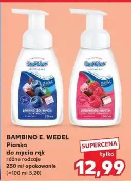 Kaufland BAMBINO E. WEDEL Pianka do mycia rąk oferta