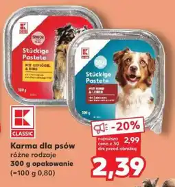 Kaufland Karma dla psów oferta