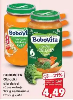Kaufland BOBOVITA Obiadki dla dzieci oferta