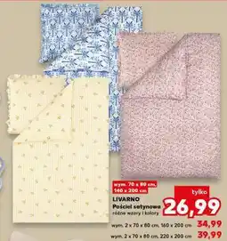 Kaufland LIVARNO Pościel satynowa oferta