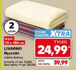 Kaufland LIVARNO Ręczniki oferta