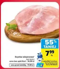 Carrefour Szynka wieprzowa oferta