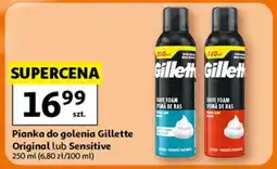 Auchan Pianka do golenia Gillette Original lub Sensitive oferta