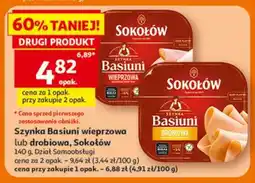 Auchan Szynka Basiuni wieprzowa lub drobiowa oferta