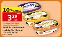 Auchan Serek do smarowania Łaciaty, SM Mlekpol oferta